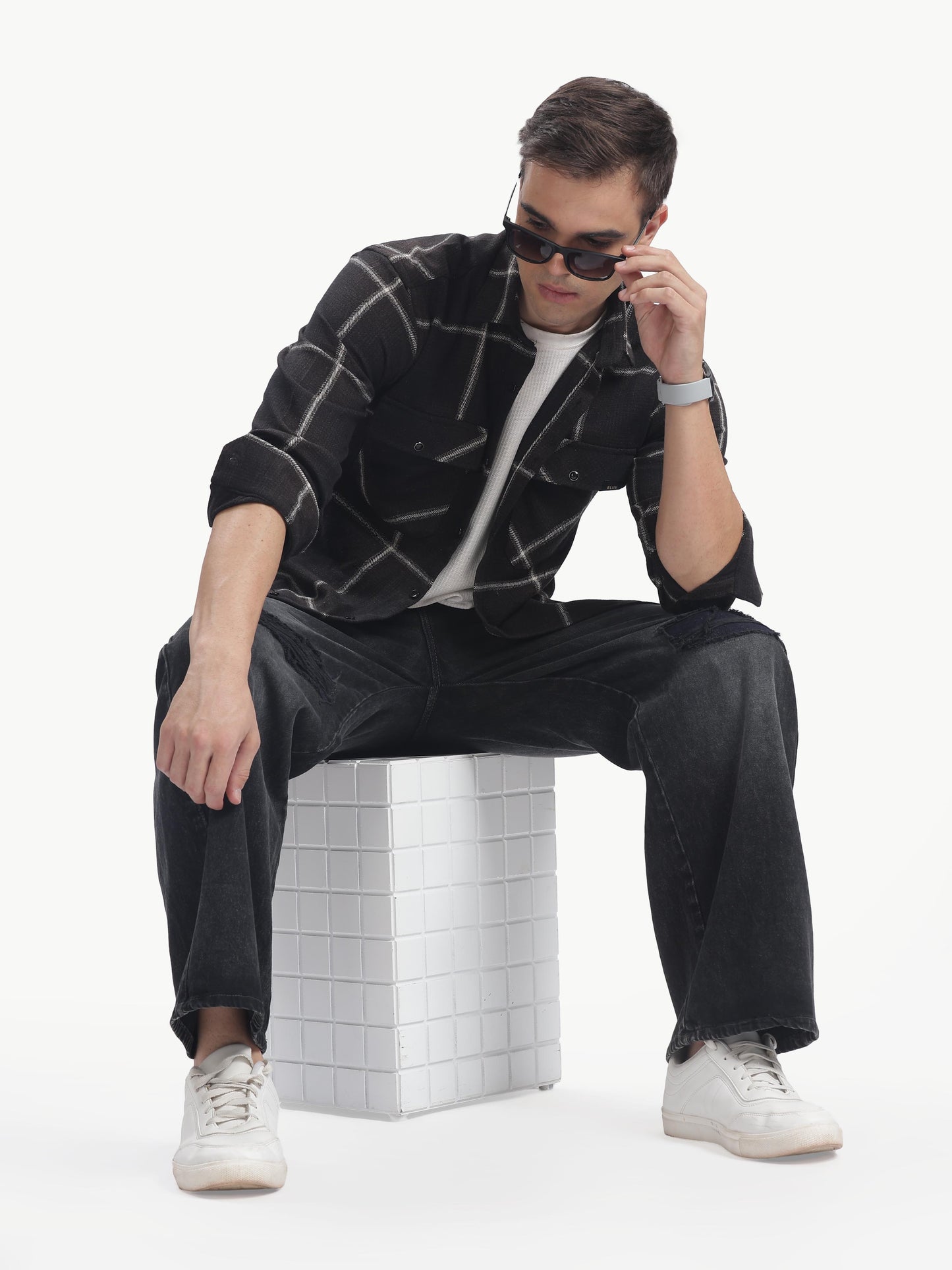 Multi Color Full Sleeve Poly Cotton Shirt