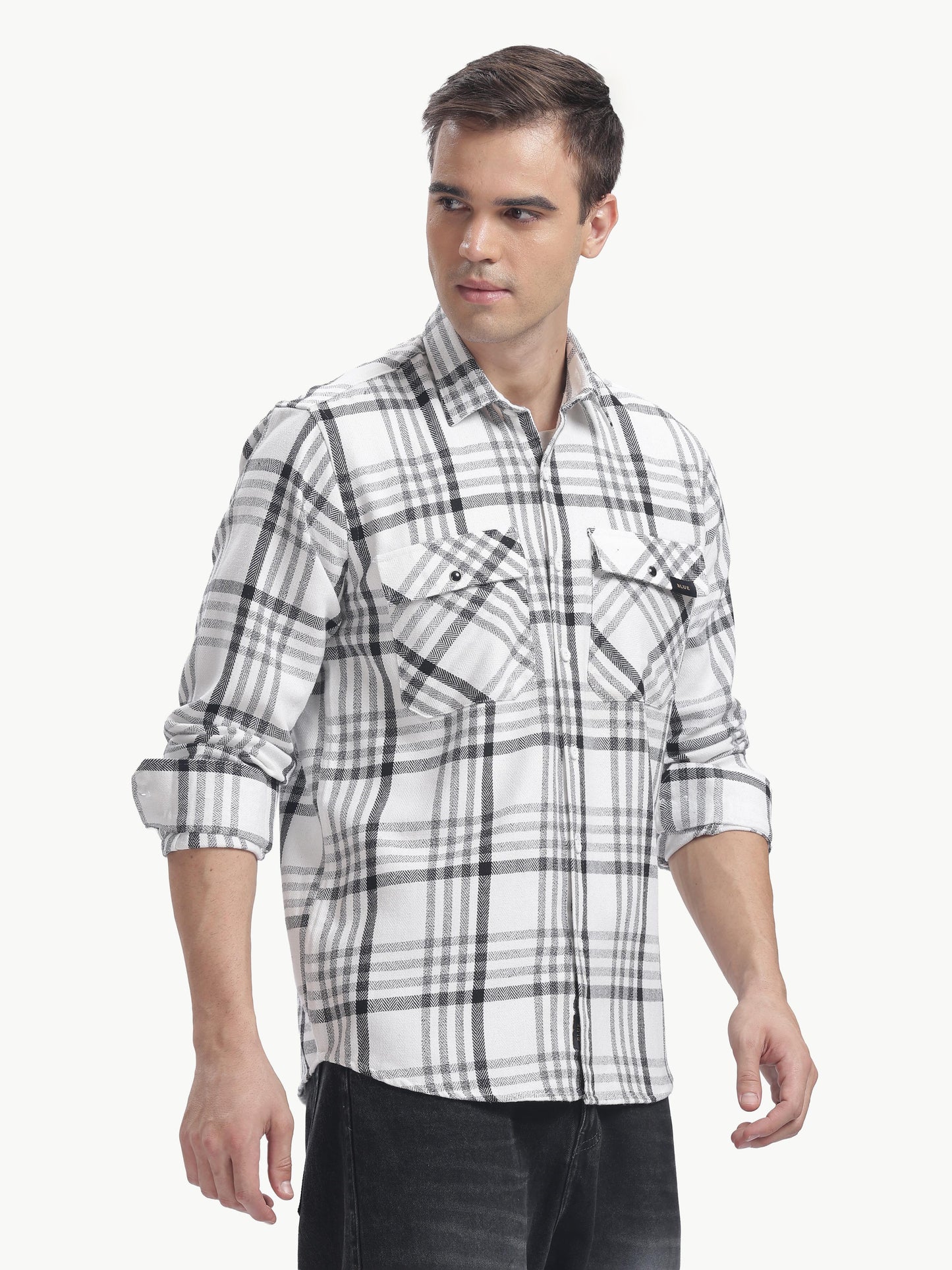 Multi Color Full Sleeve Poly Cotton Shirt