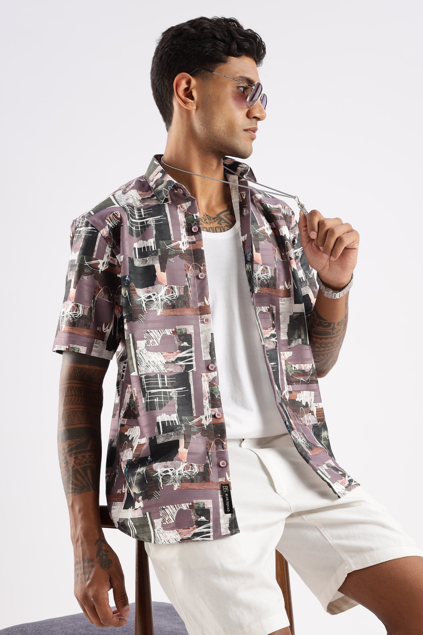 Multi Color Half Sleeve Korean Linen Shirt