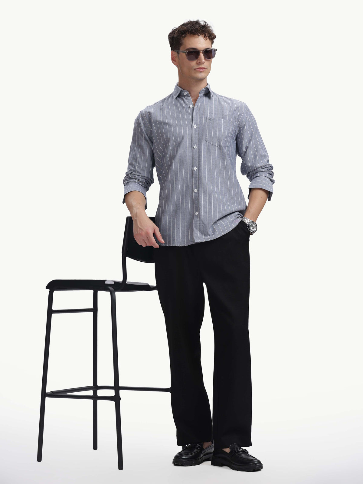 Multi Color Full Sleeve Oxford Cotton Shirt