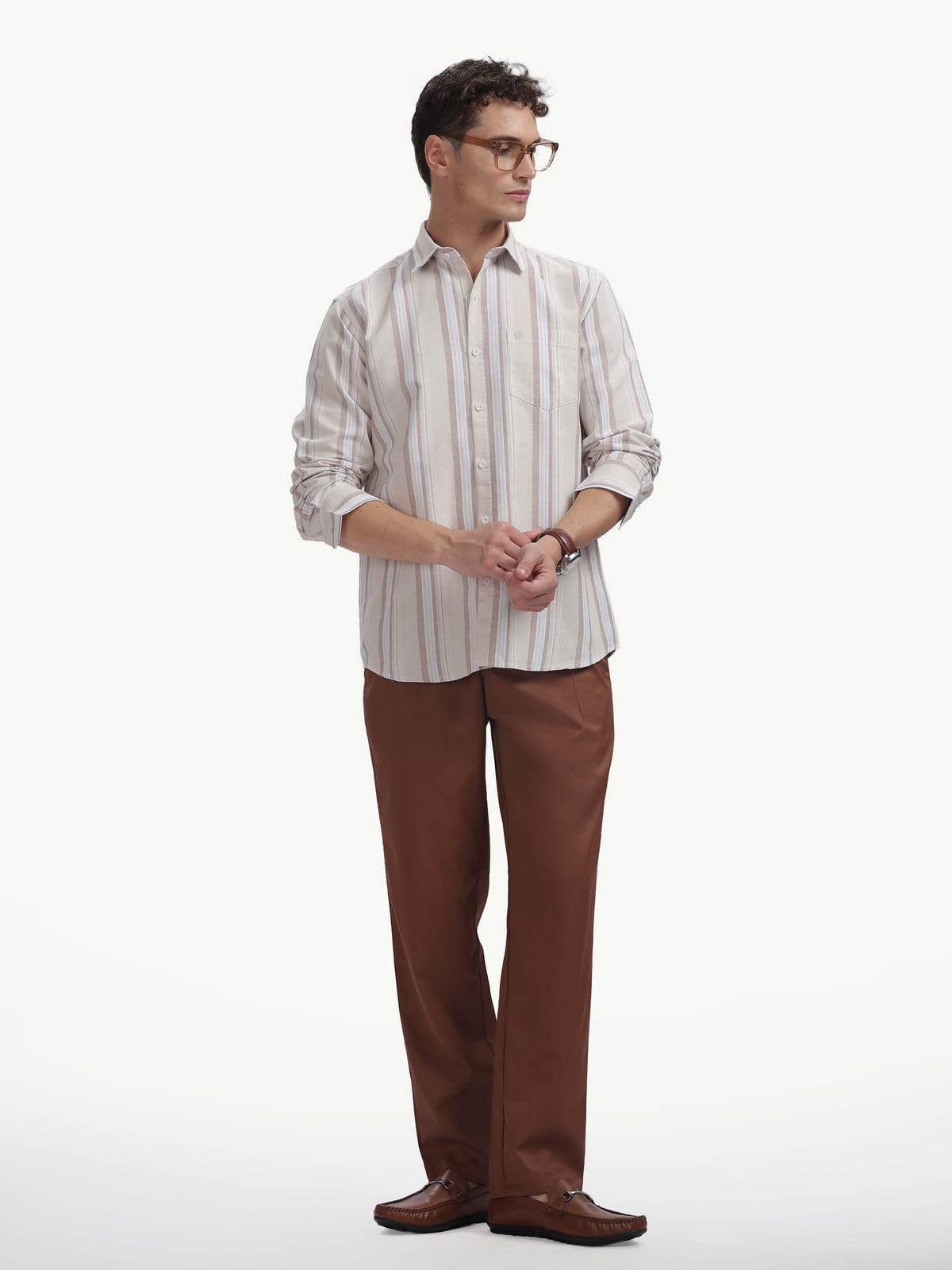 Multi Color Full Sleeve Oxford Cotton Shirt