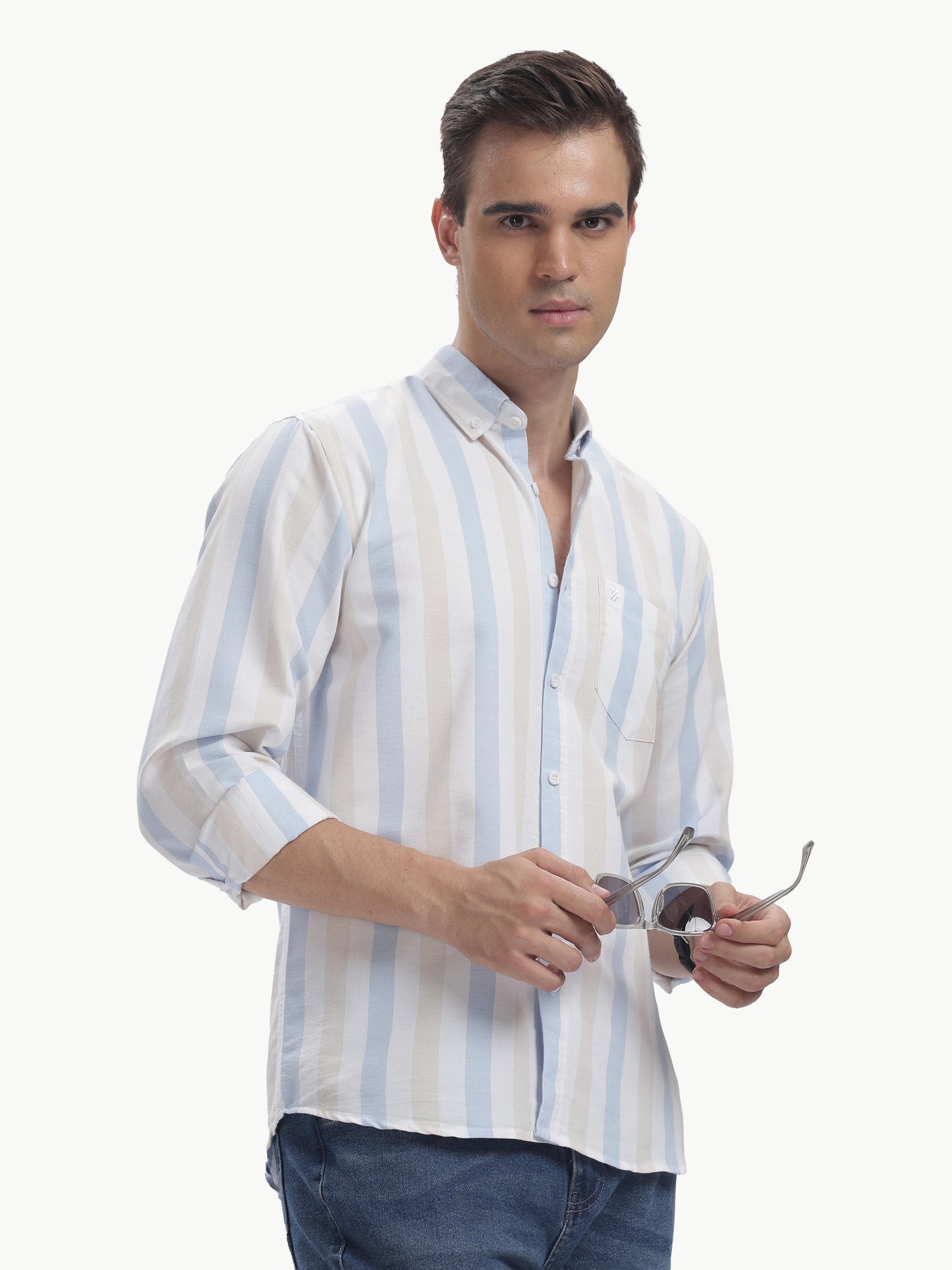 Multi Color Full Sleeve Oxford Cotton Shirt