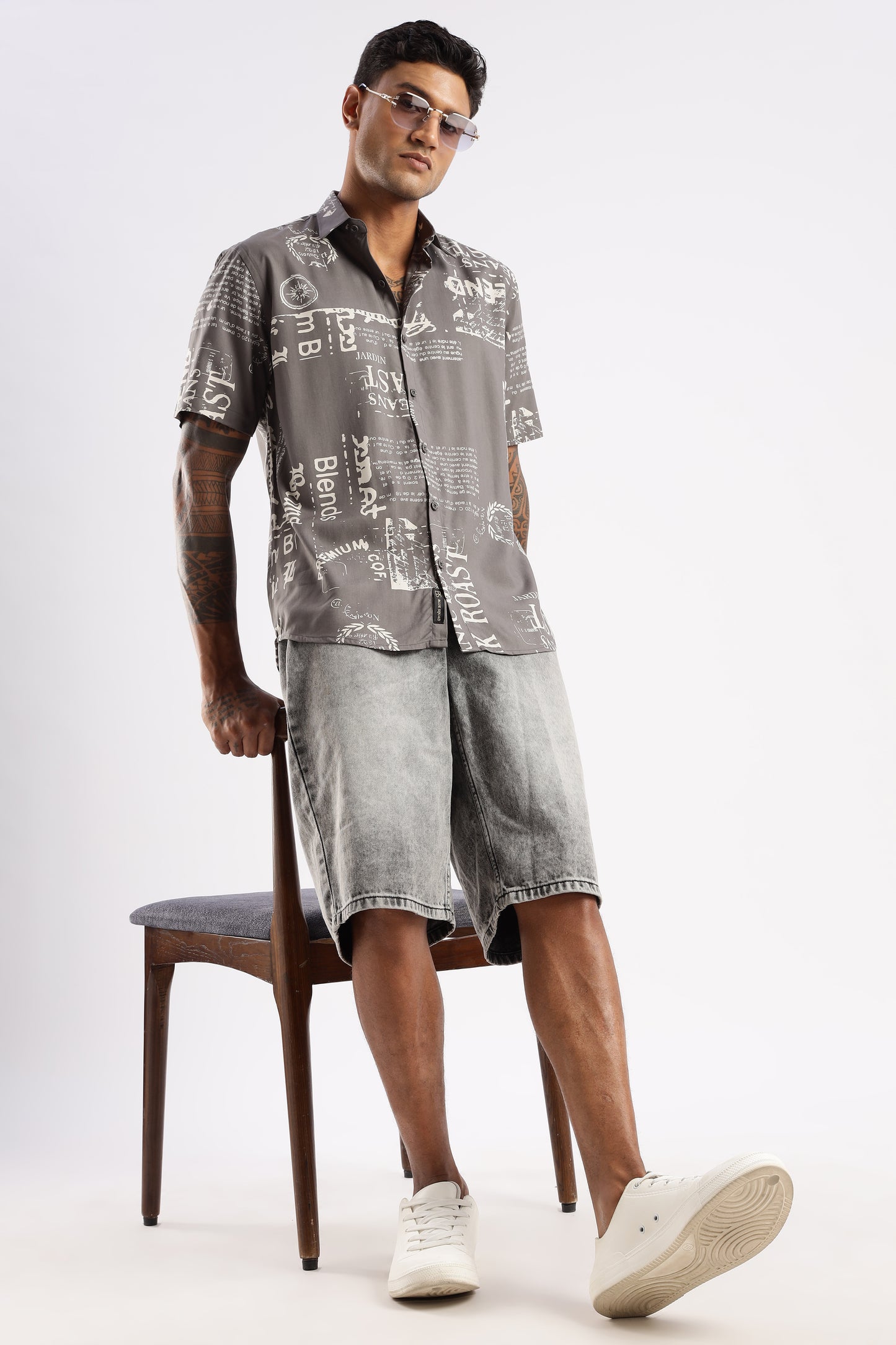 Multi Color Half Sleeve Viscose Rayon Shirt