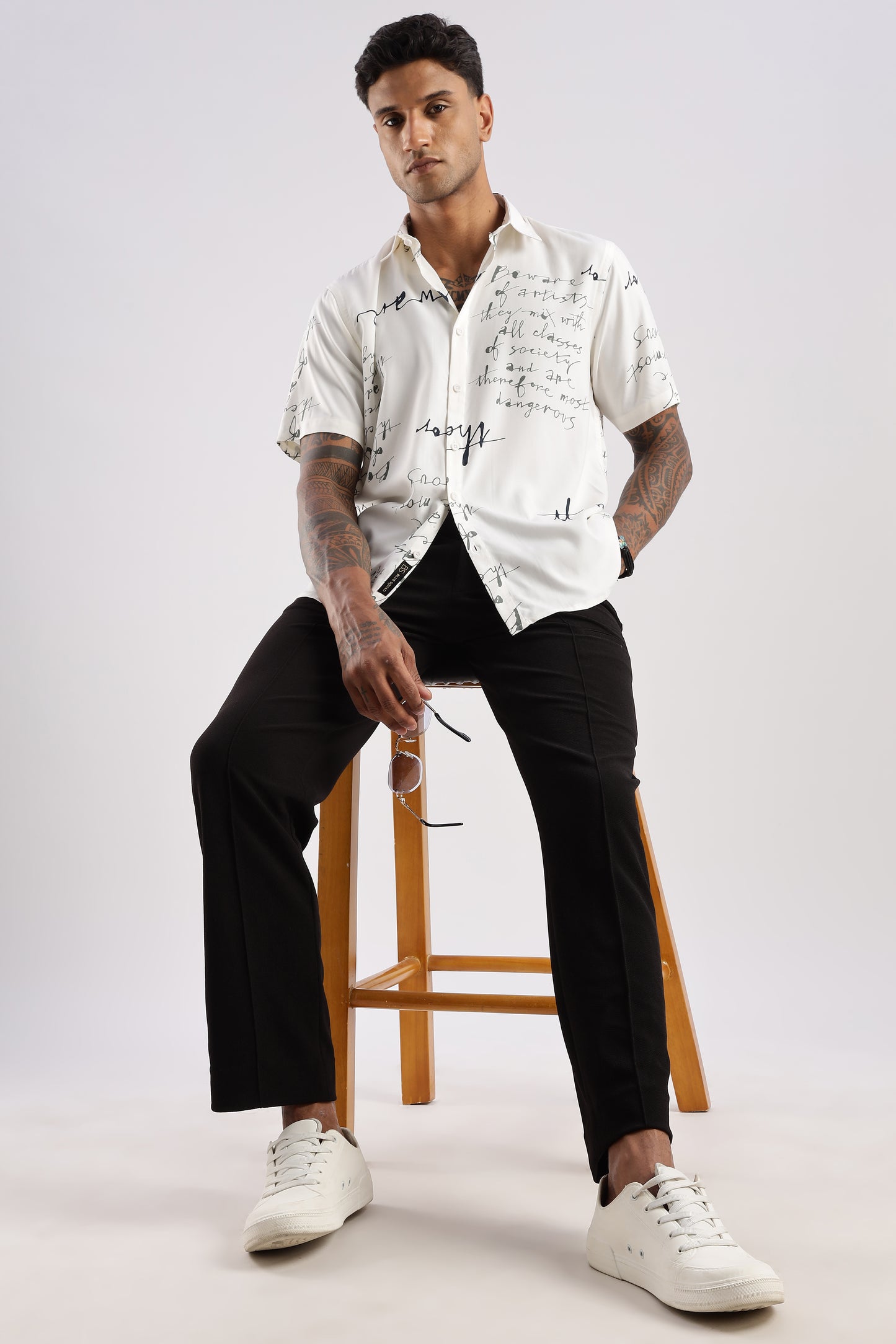 Multi Color Half Sleeve Viscose Rayon Shirt