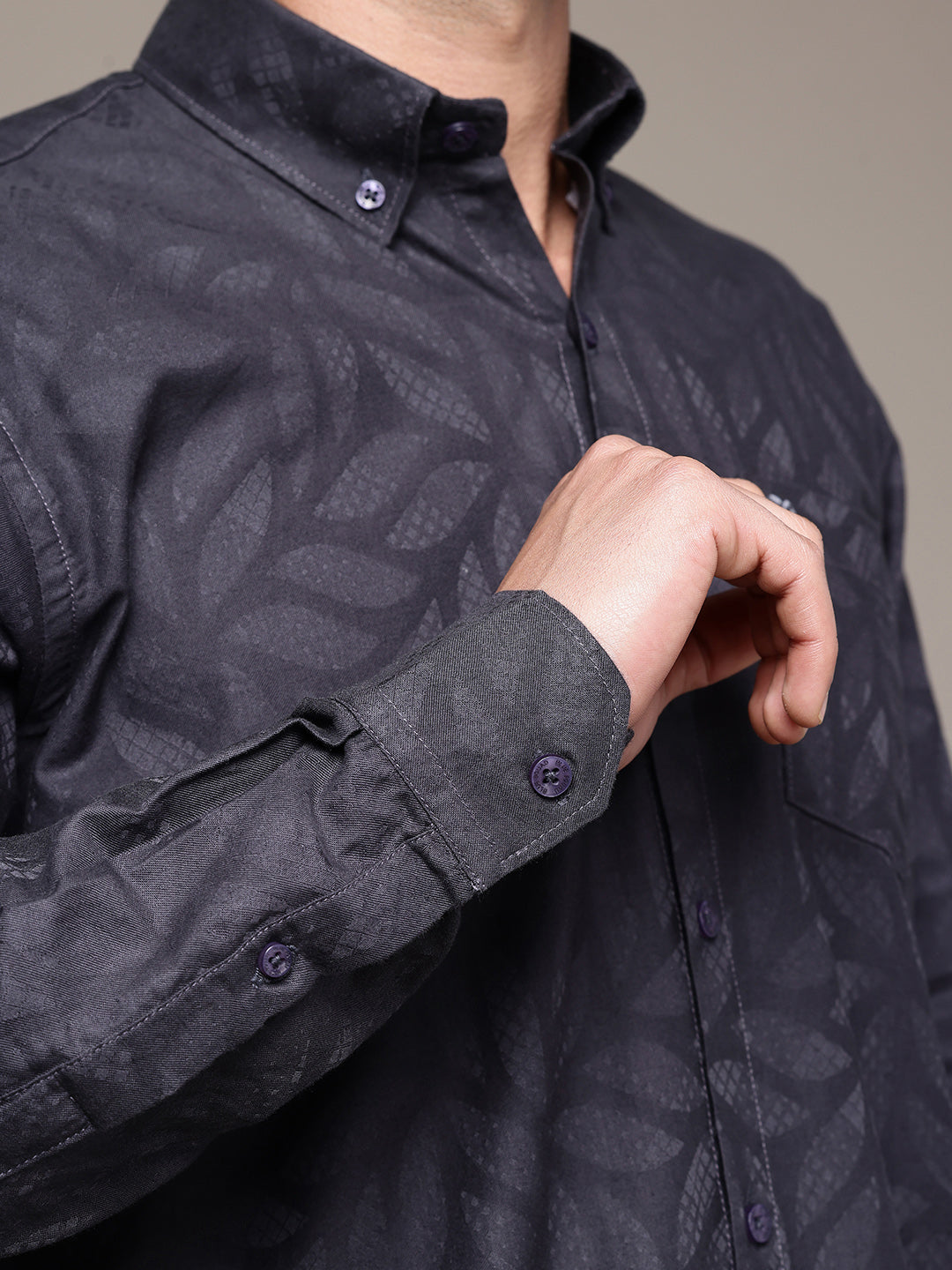 Multi Color Full Sleeve Cotton Satin Shirt