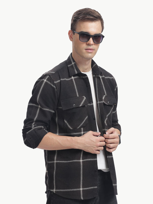 Multi Color Full Sleeve Poly Cotton Shirt