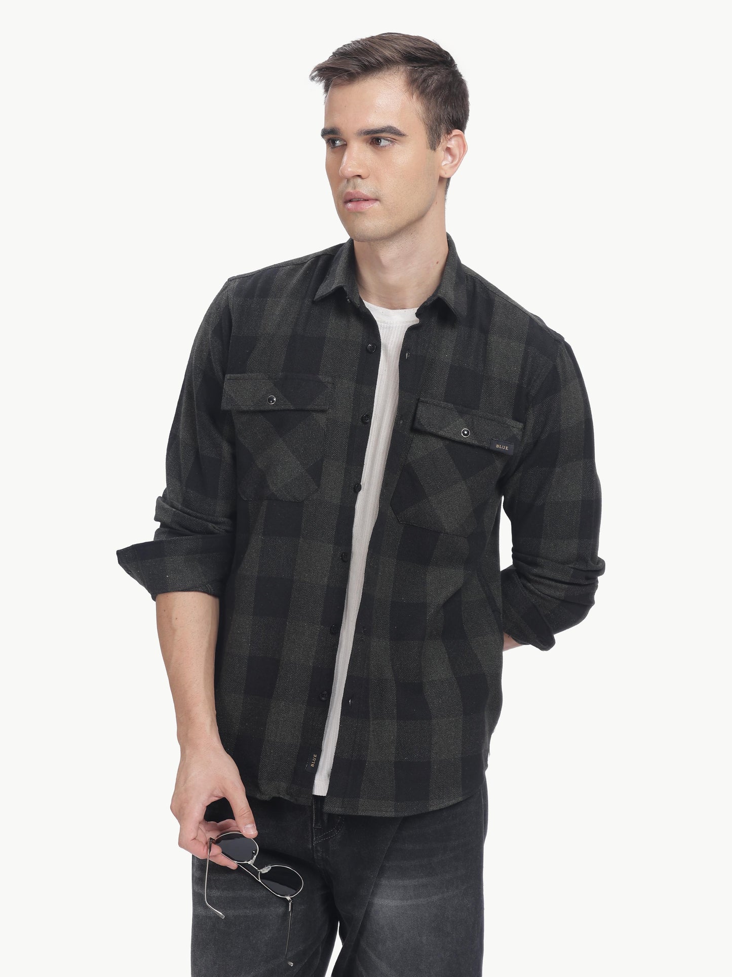 Multi Color Full Sleeve Poly Cotton Shirt