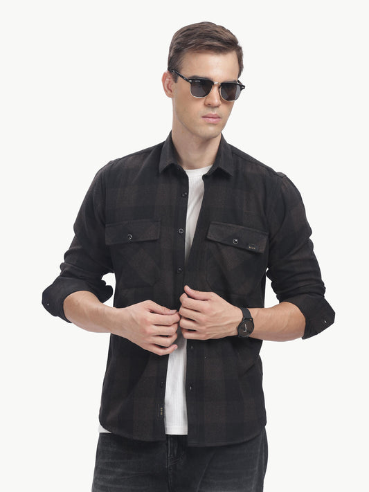 Multi Color Full Sleeve Poly Cotton Shirt