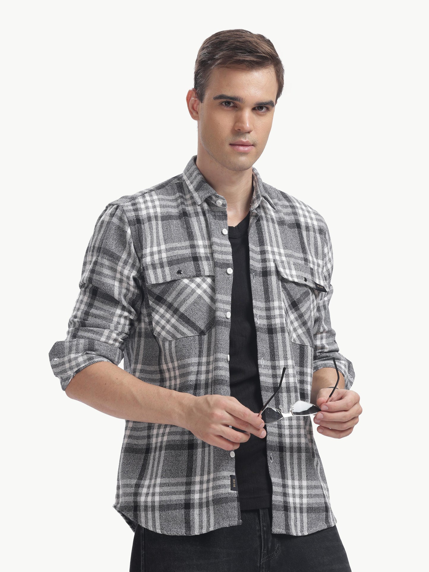 Multi Color Full Sleeve Poly Cotton Shirt