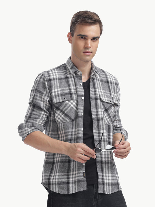Multi Color Full Sleeve Poly Cotton Shirt