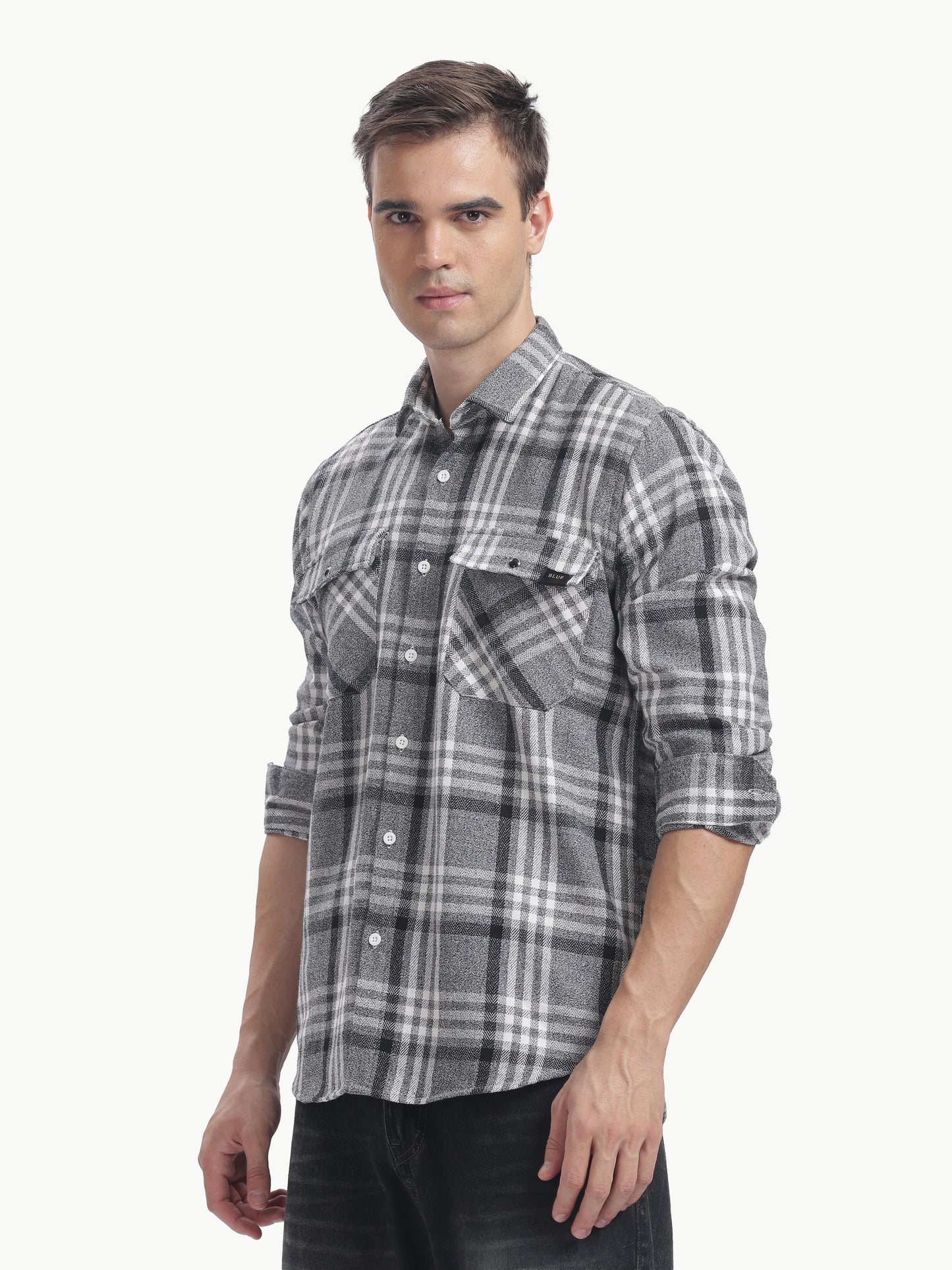 Multi Color Full Sleeve Poly Cotton Shirt