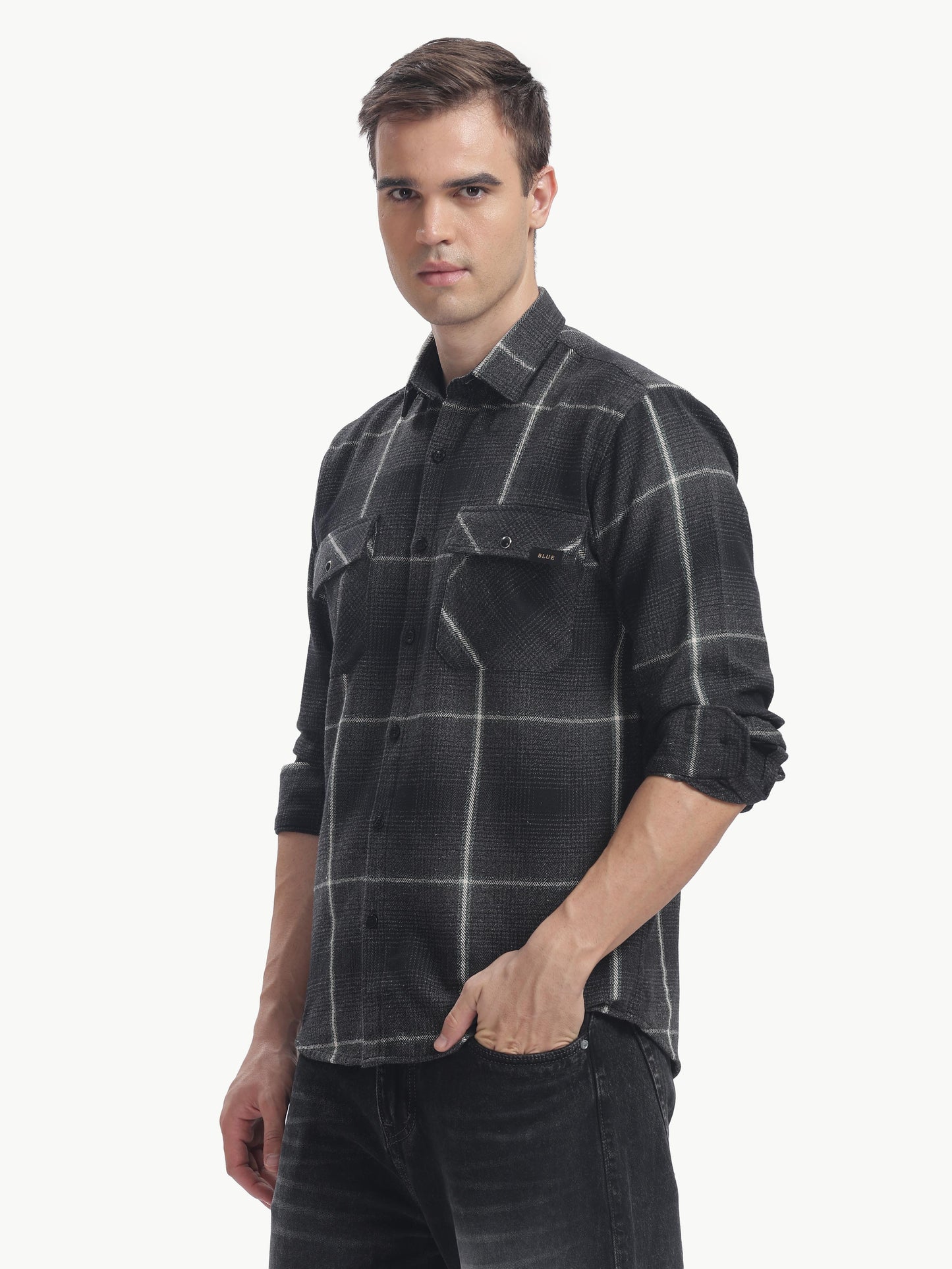 Multi Color Full Sleeve Poly Cotton Shirt