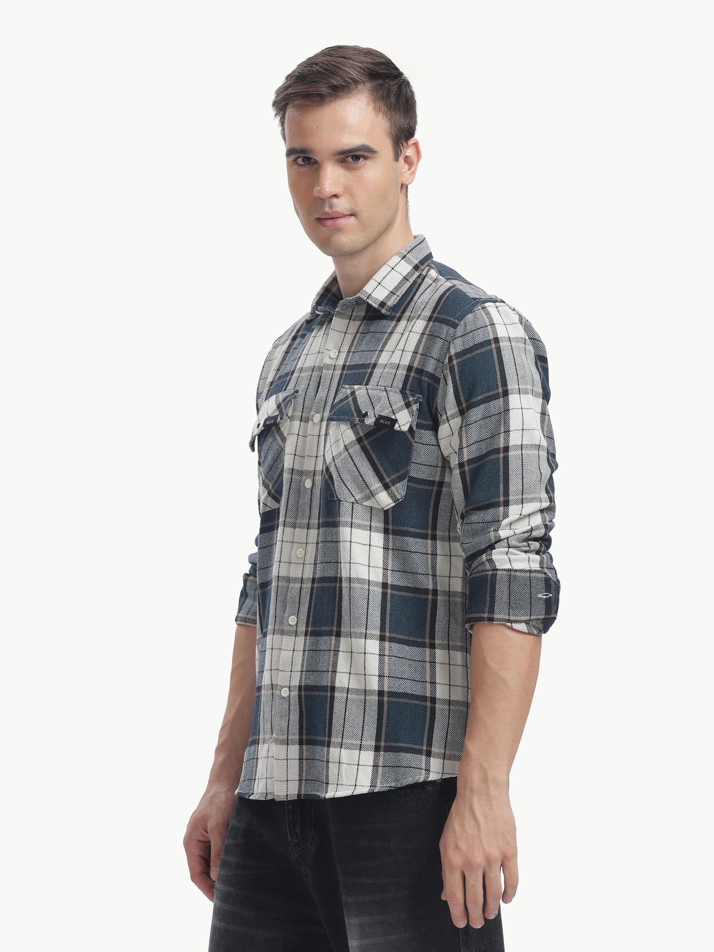 Multi Color Full Sleeve Poly Cotton Shirt