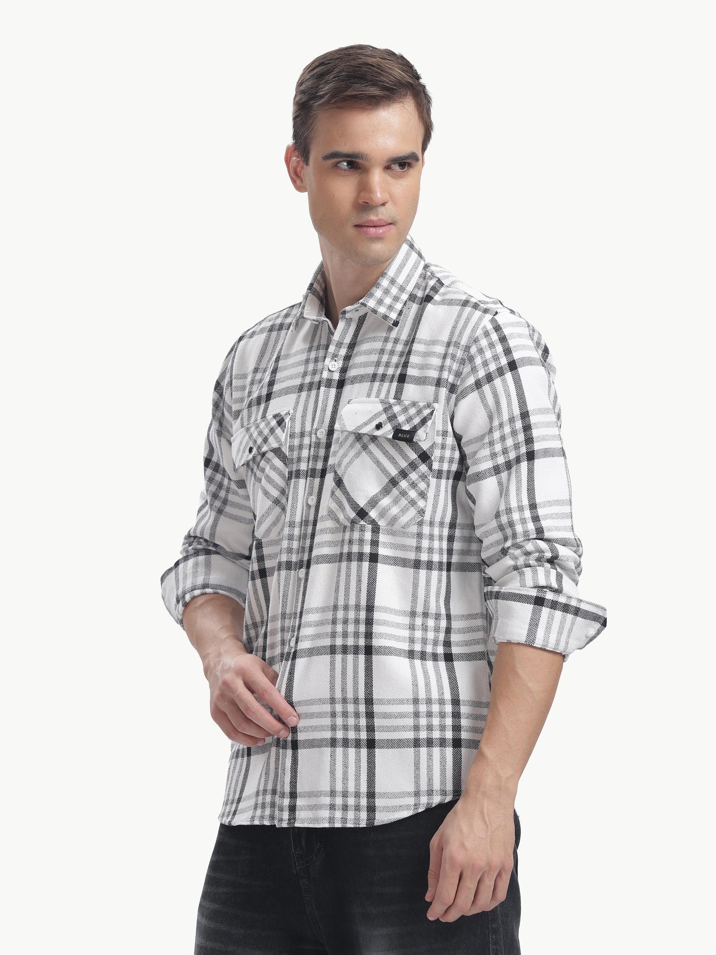 Multi Color Full Sleeve Poly Cotton Shirt