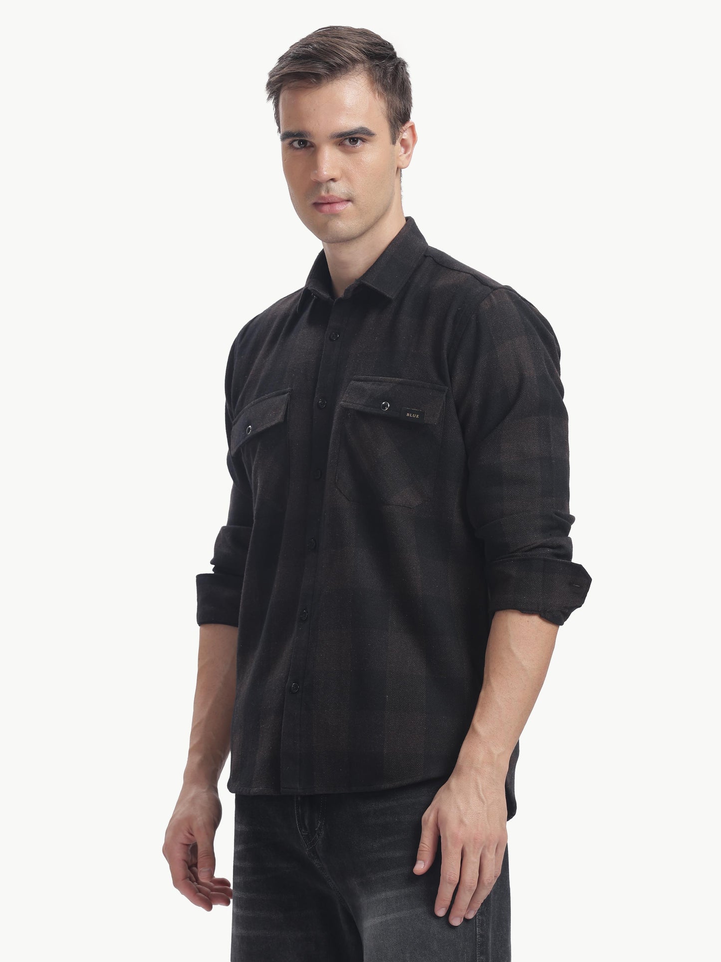 Multi Color Full Sleeve Poly Cotton Shirt
