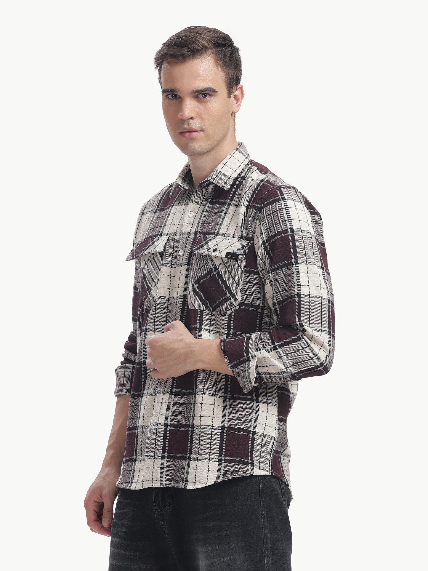 Multi Color Full Sleeve Poly Cotton Shirt