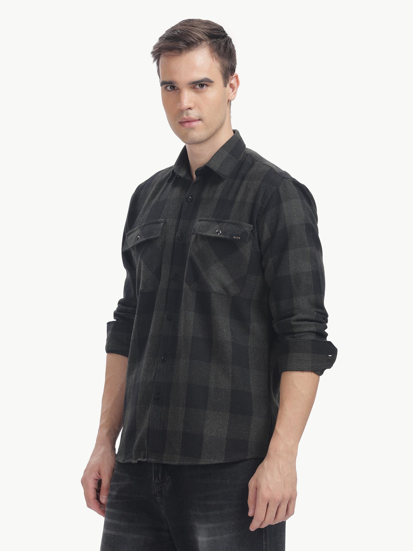 Multi Color Full Sleeve Poly Cotton Shirt