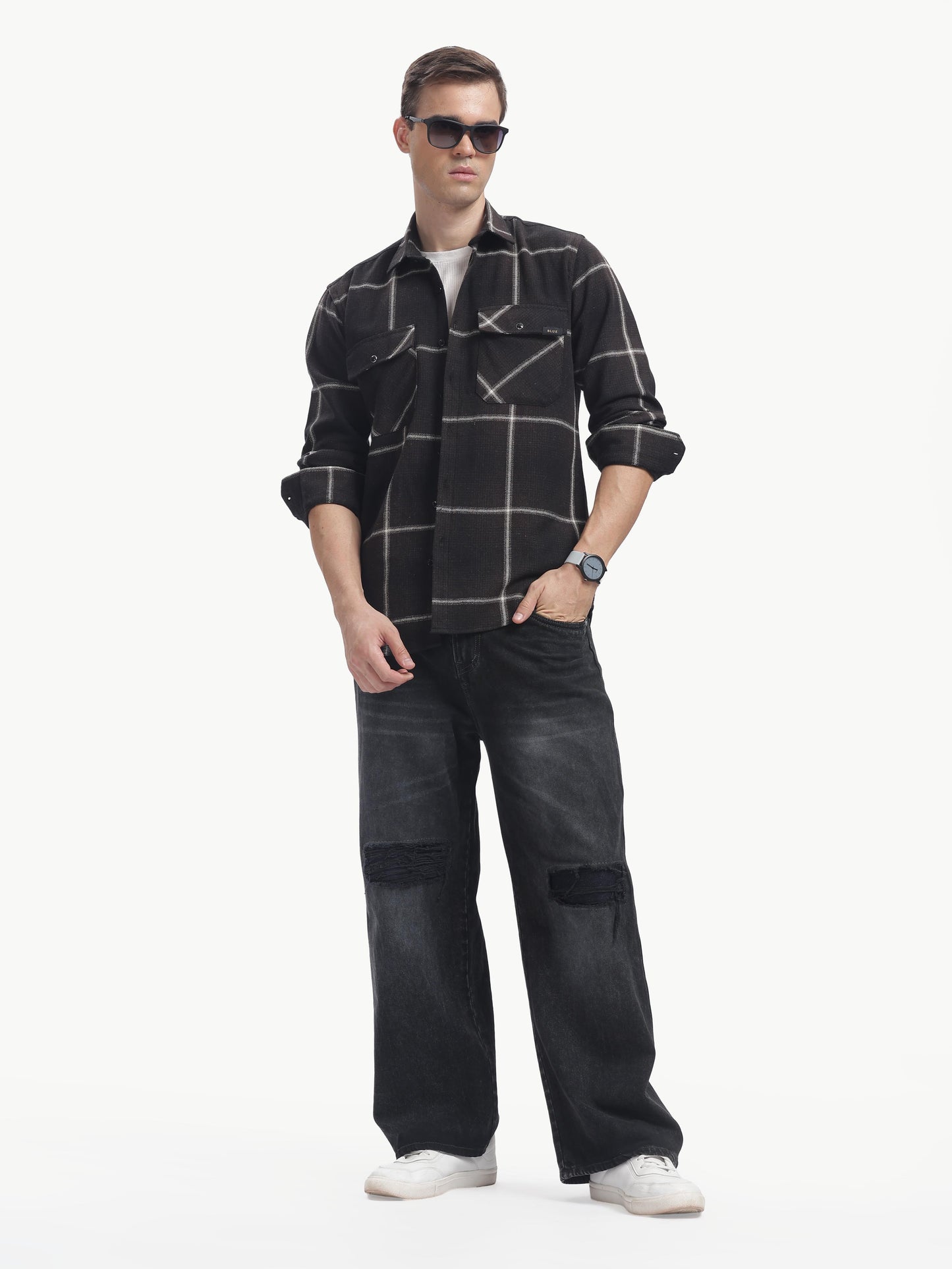 Multi Color Full Sleeve Poly Cotton Shirt