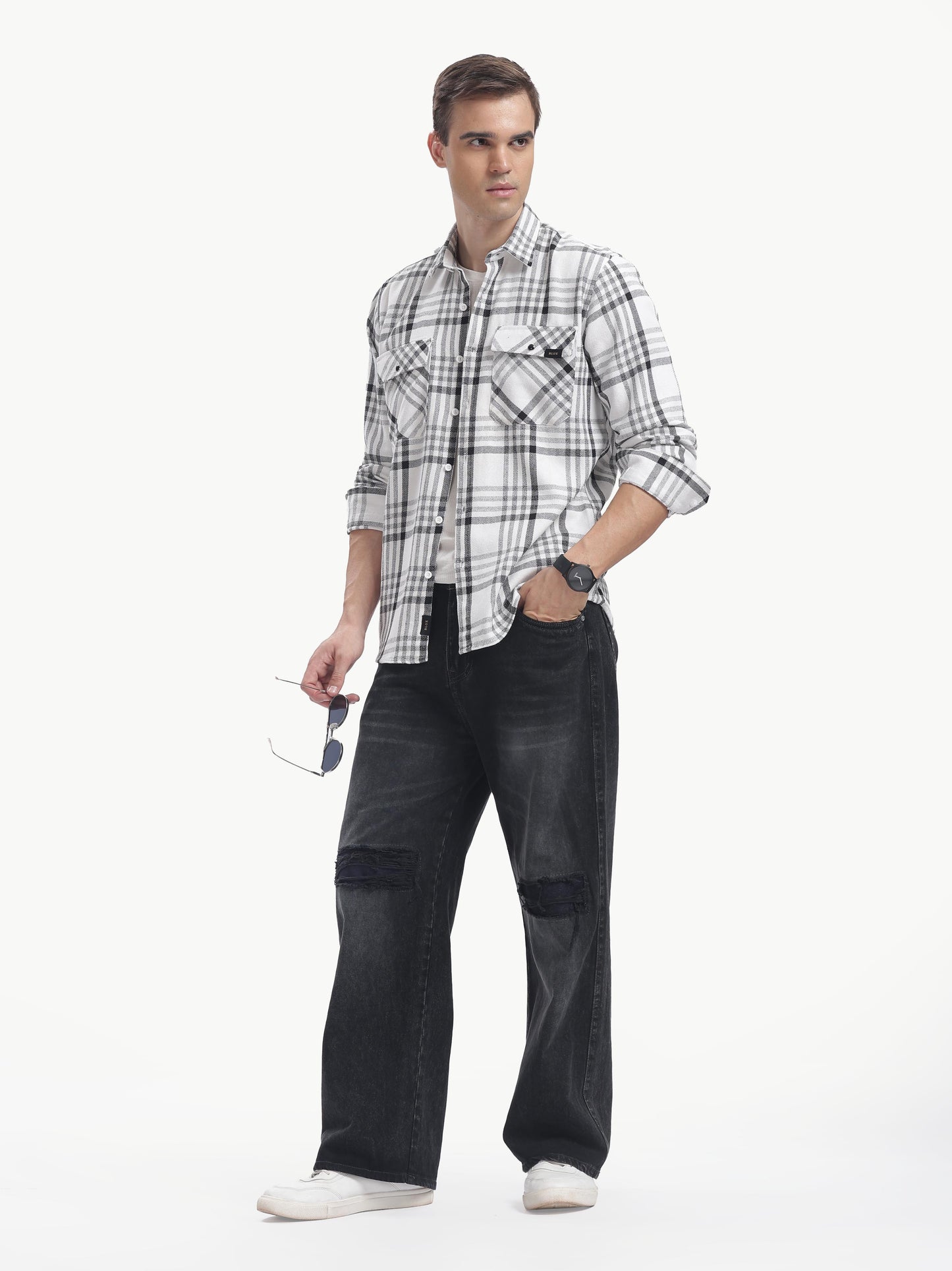Multi Color Full Sleeve Poly Cotton Shirt