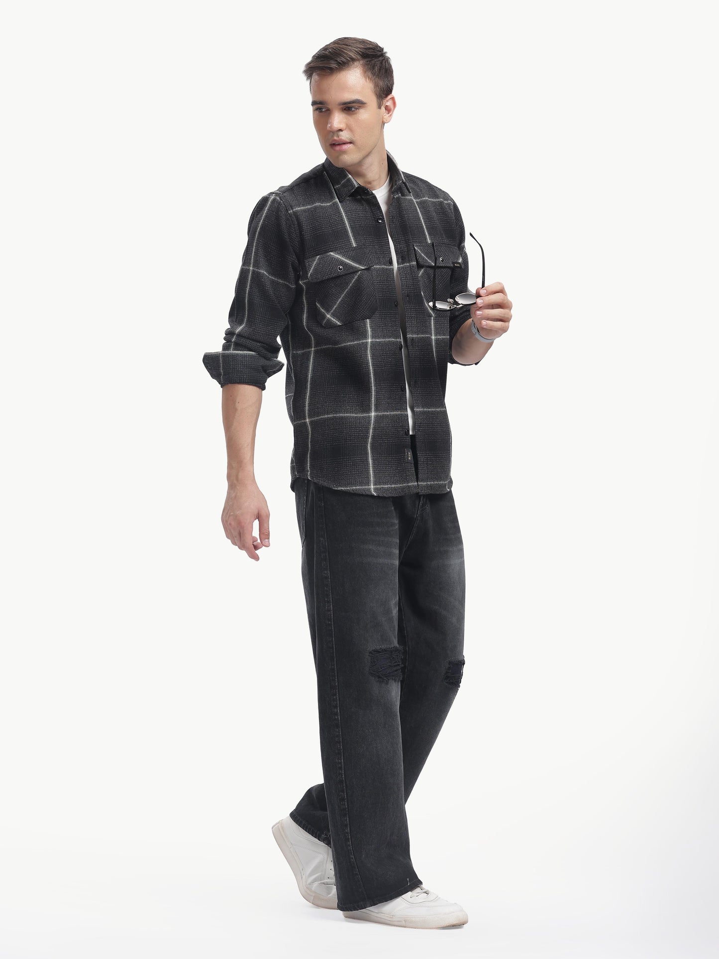 Multi Color Full Sleeve Poly Cotton Shirt