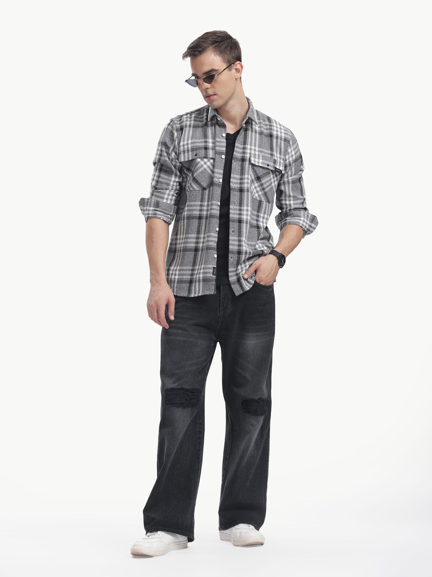 Multi Color Full Sleeve Poly Cotton Shirt