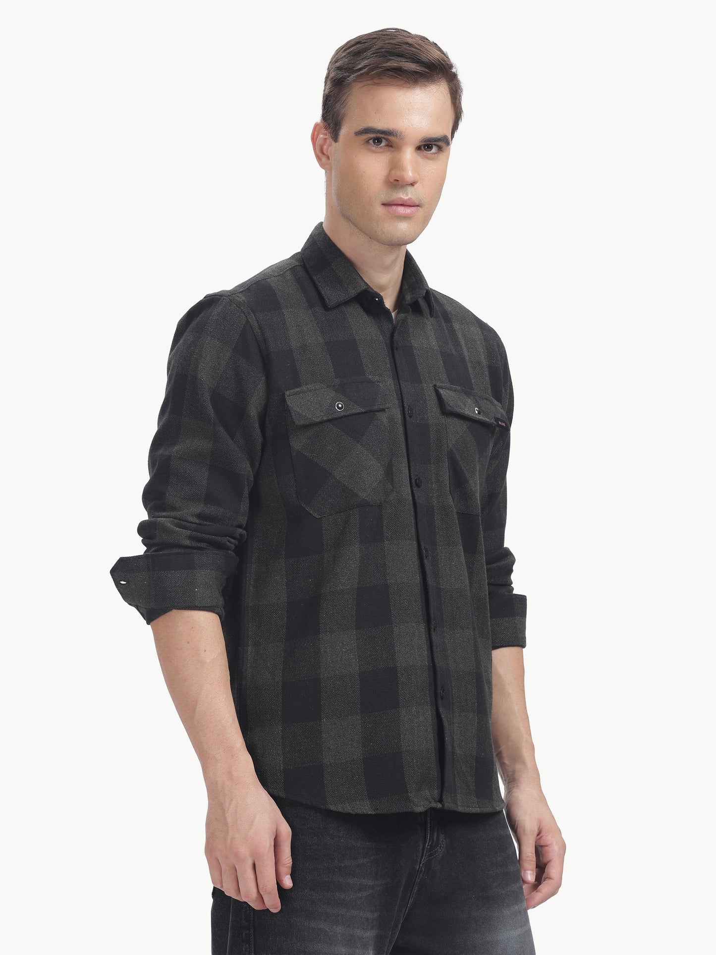 Multi Color Full Sleeve Poly Cotton Shirt