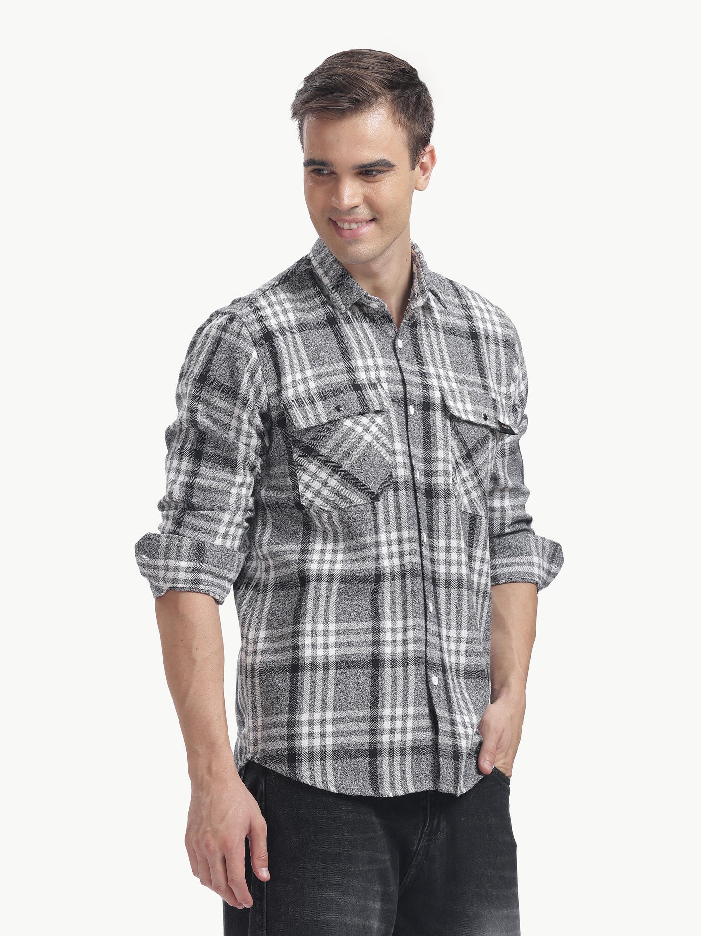 Multi Color Full Sleeve Poly Cotton Shirt