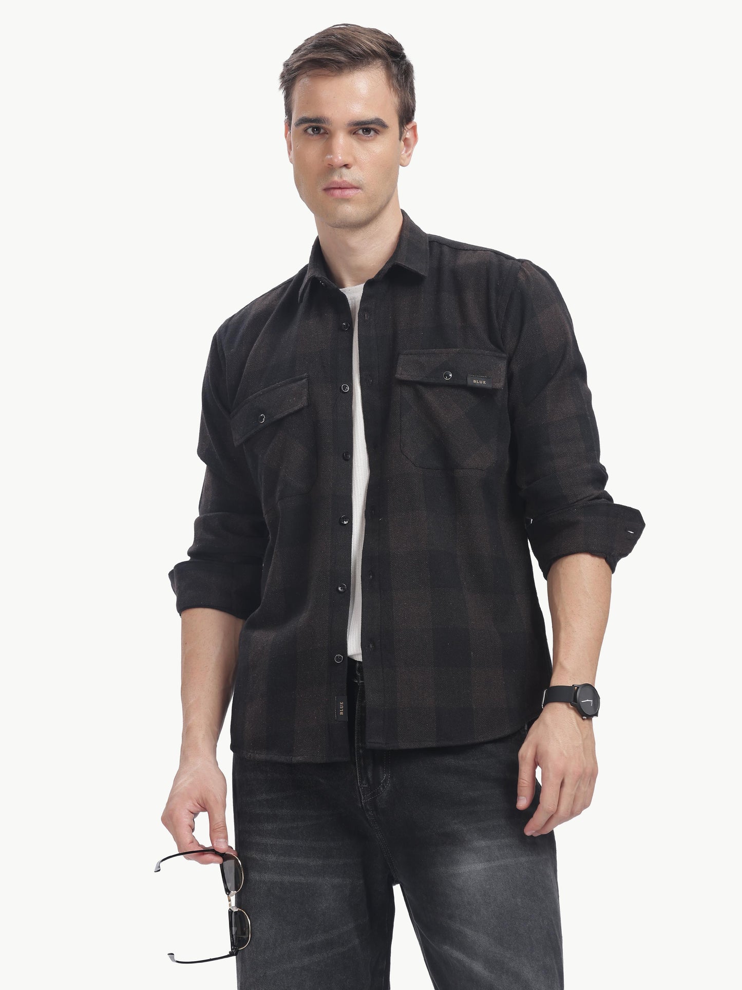 Multi Color Full Sleeve Poly Cotton Shirt