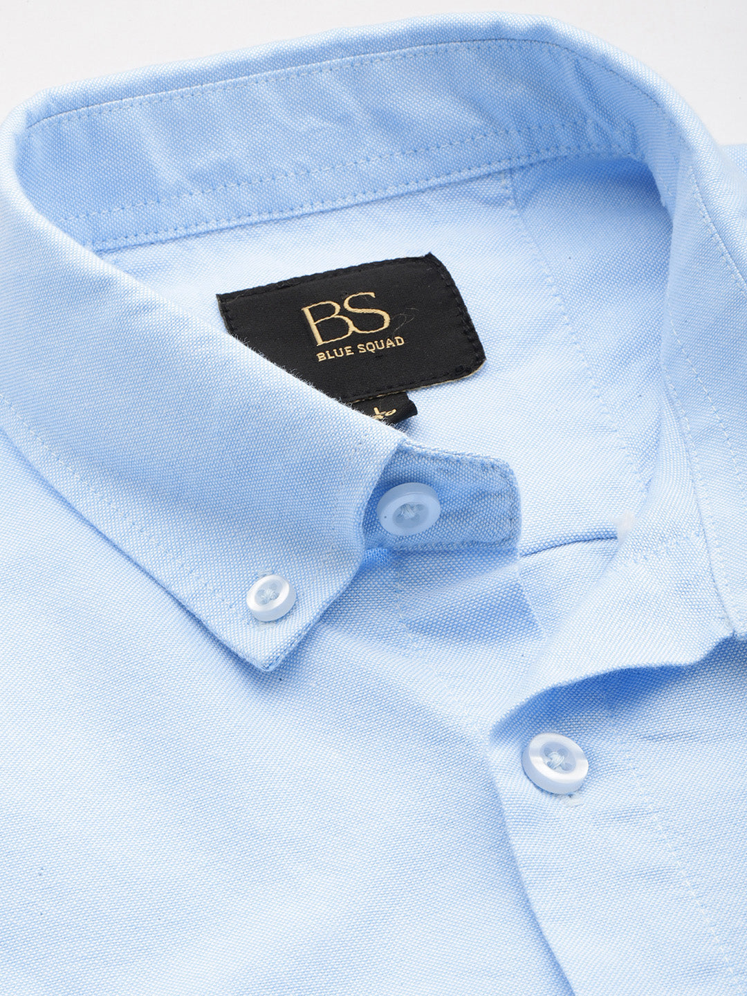 Blue Full Sleeve Chambray Cotton Shirt