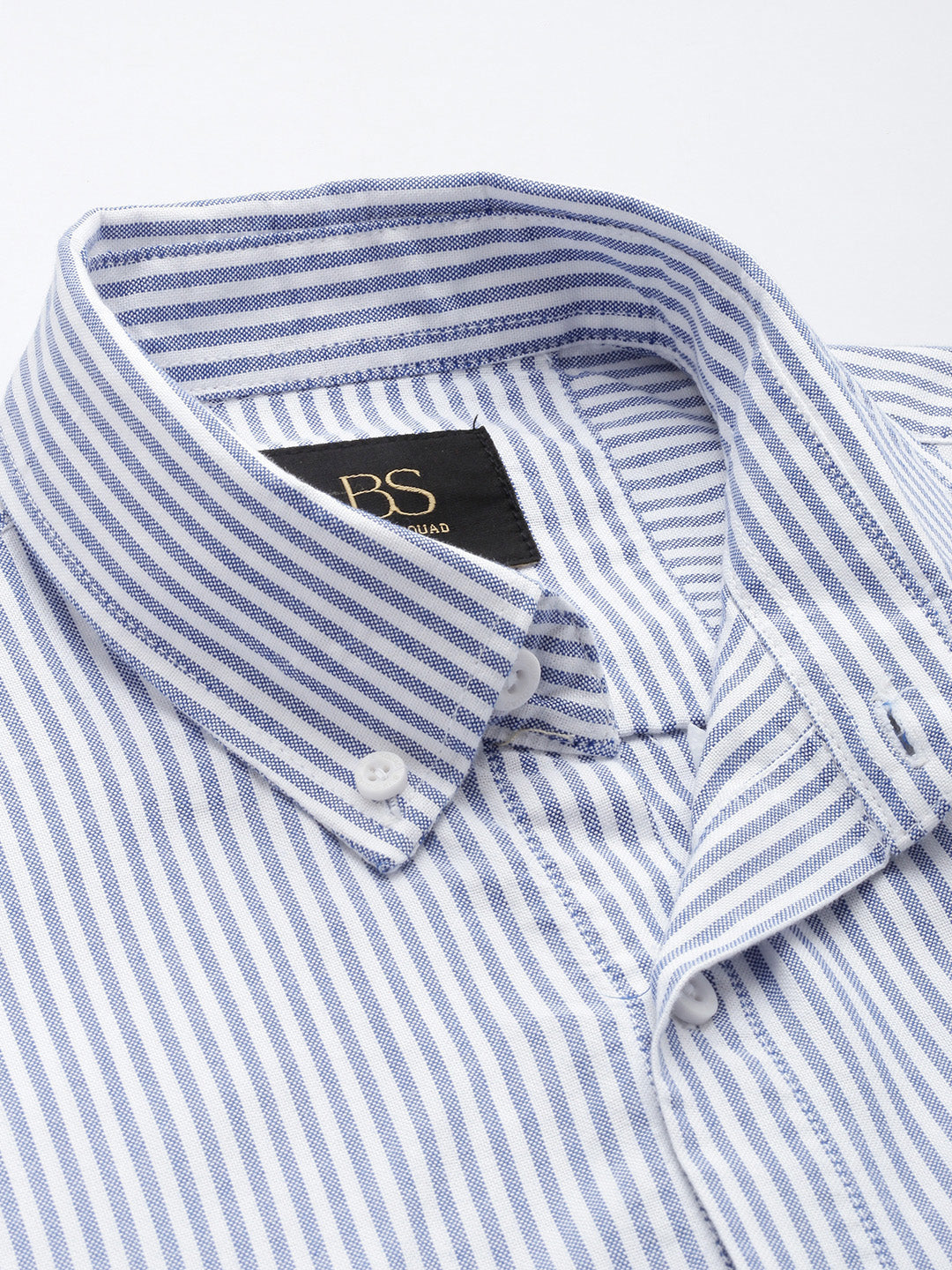 Dark Blue Full Sleeve Chambray Cotton Shirt