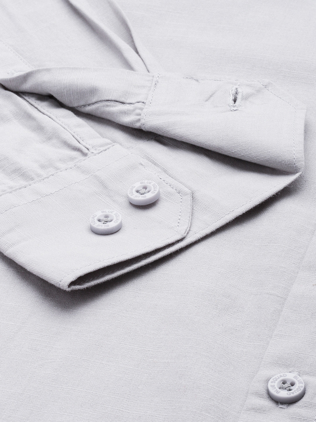 Light Grey Full Sleeve Cotton Linen Shirt