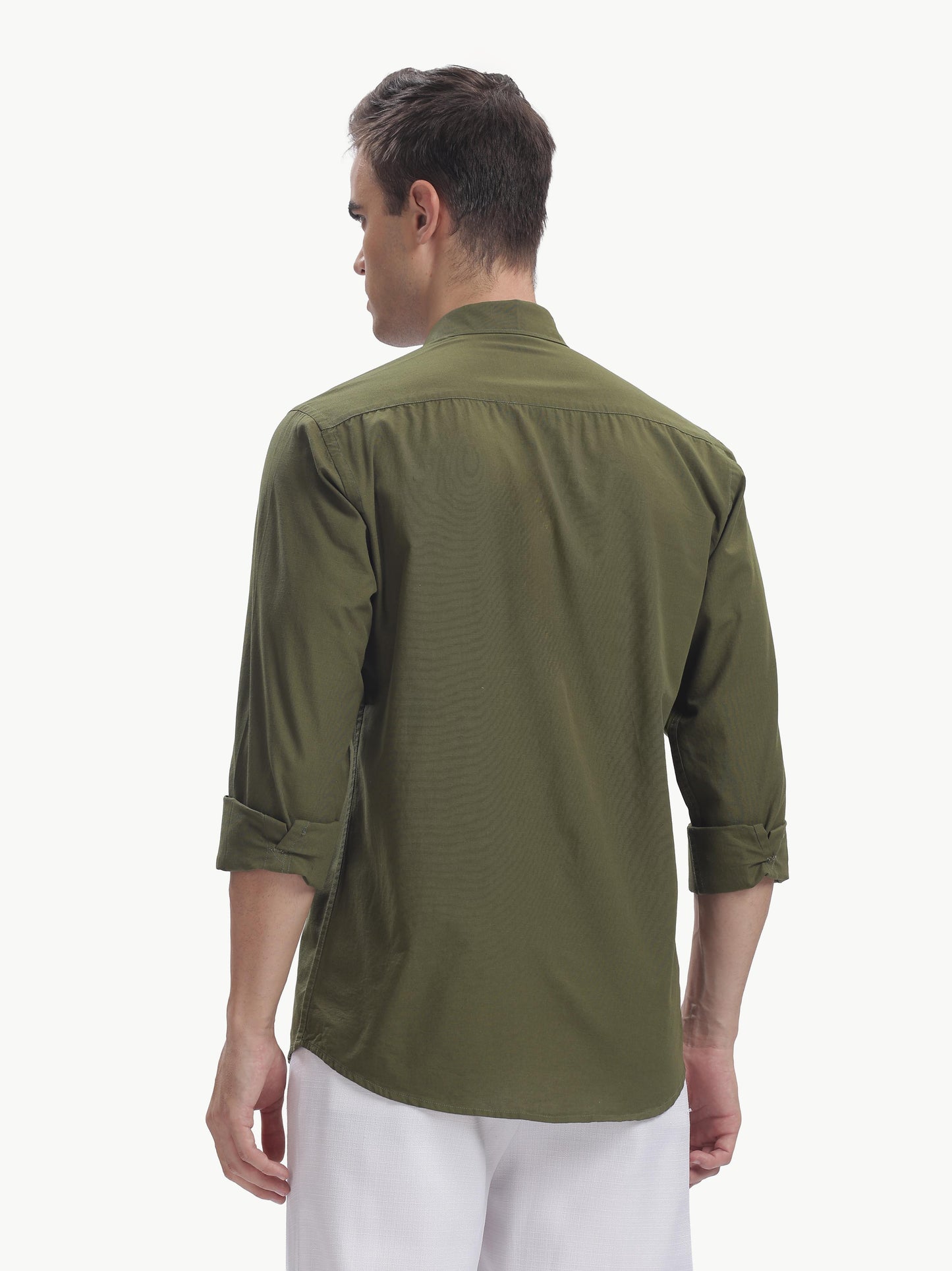 Oregano Full Sleeve Cotton Linen Shirt