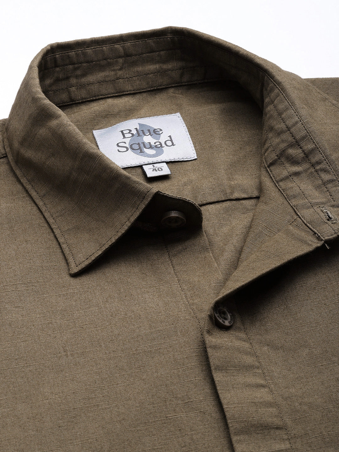 Brown Full Sleeve Cotton Linen Shirt