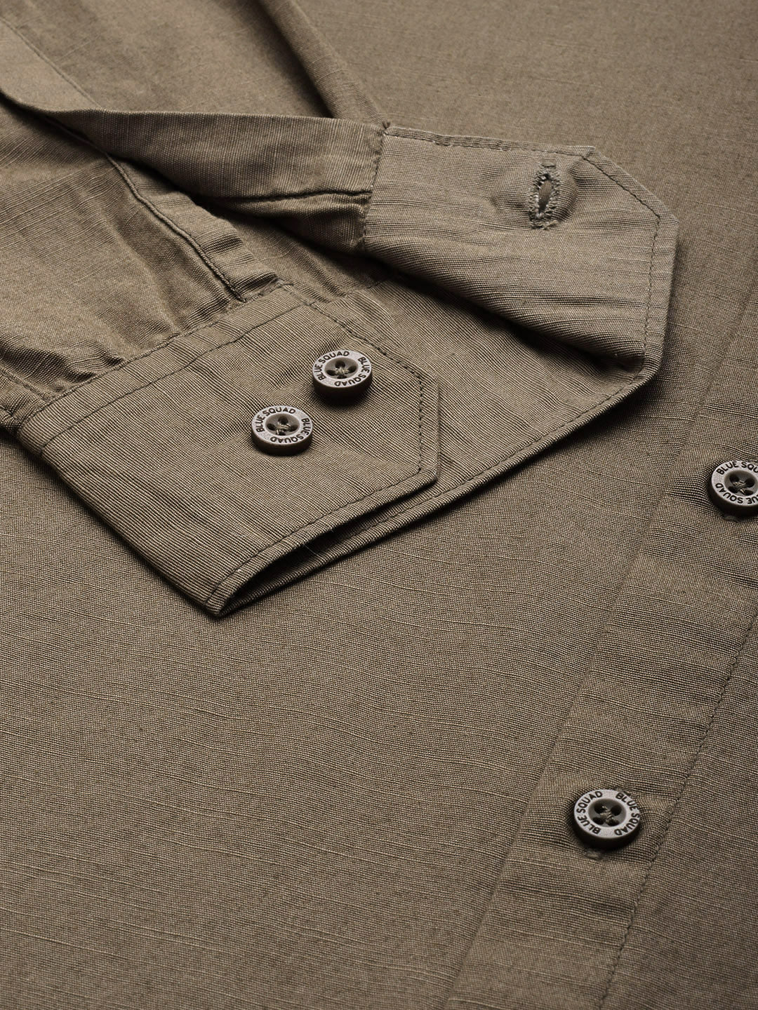 Brown Full Sleeve Cotton Linen Shirt