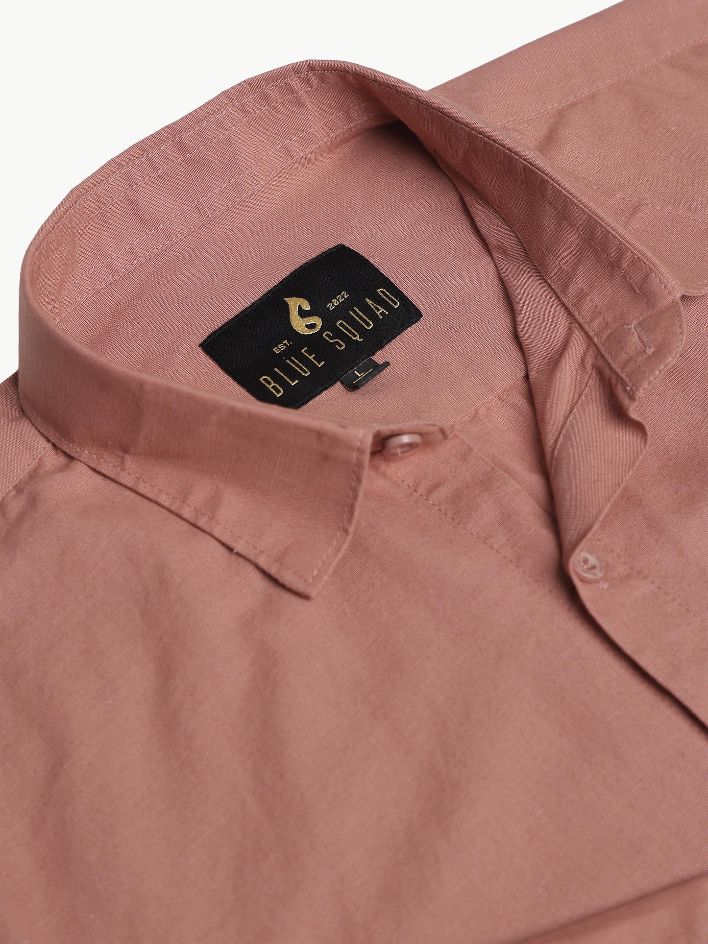 Dusty Pink Full Sleeve Cotton Linen Shirt