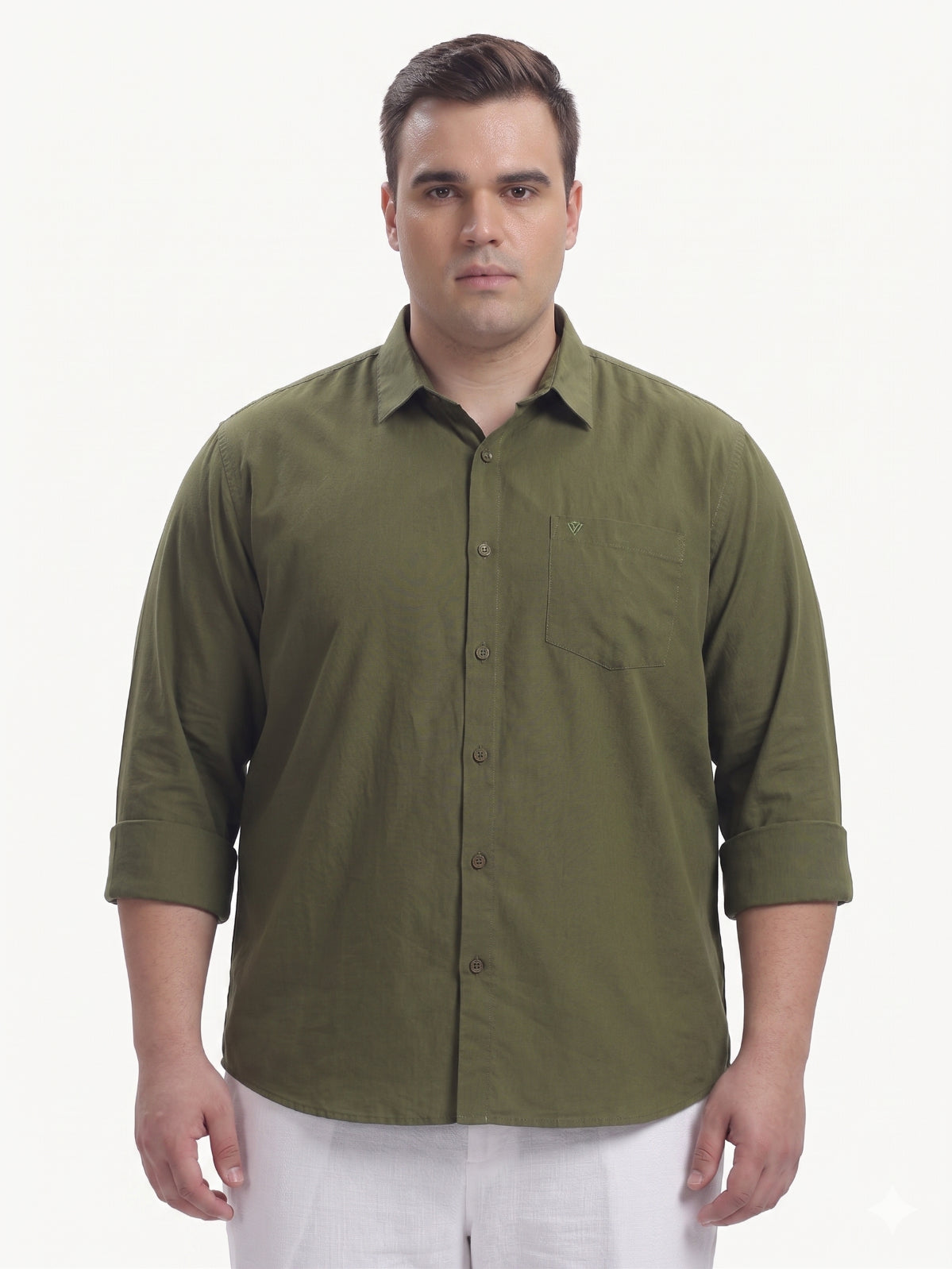 Oregano Full Sleeve Cotton Linen Shirt