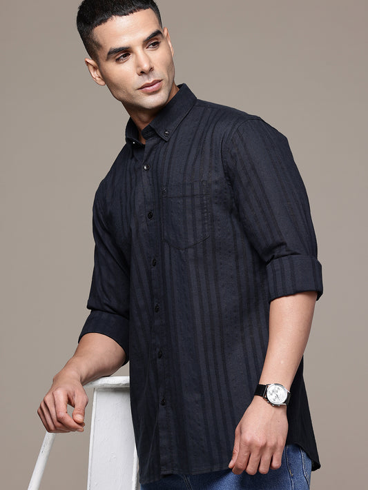 Multi Color Full Sleeve Cotton Linen Shirt