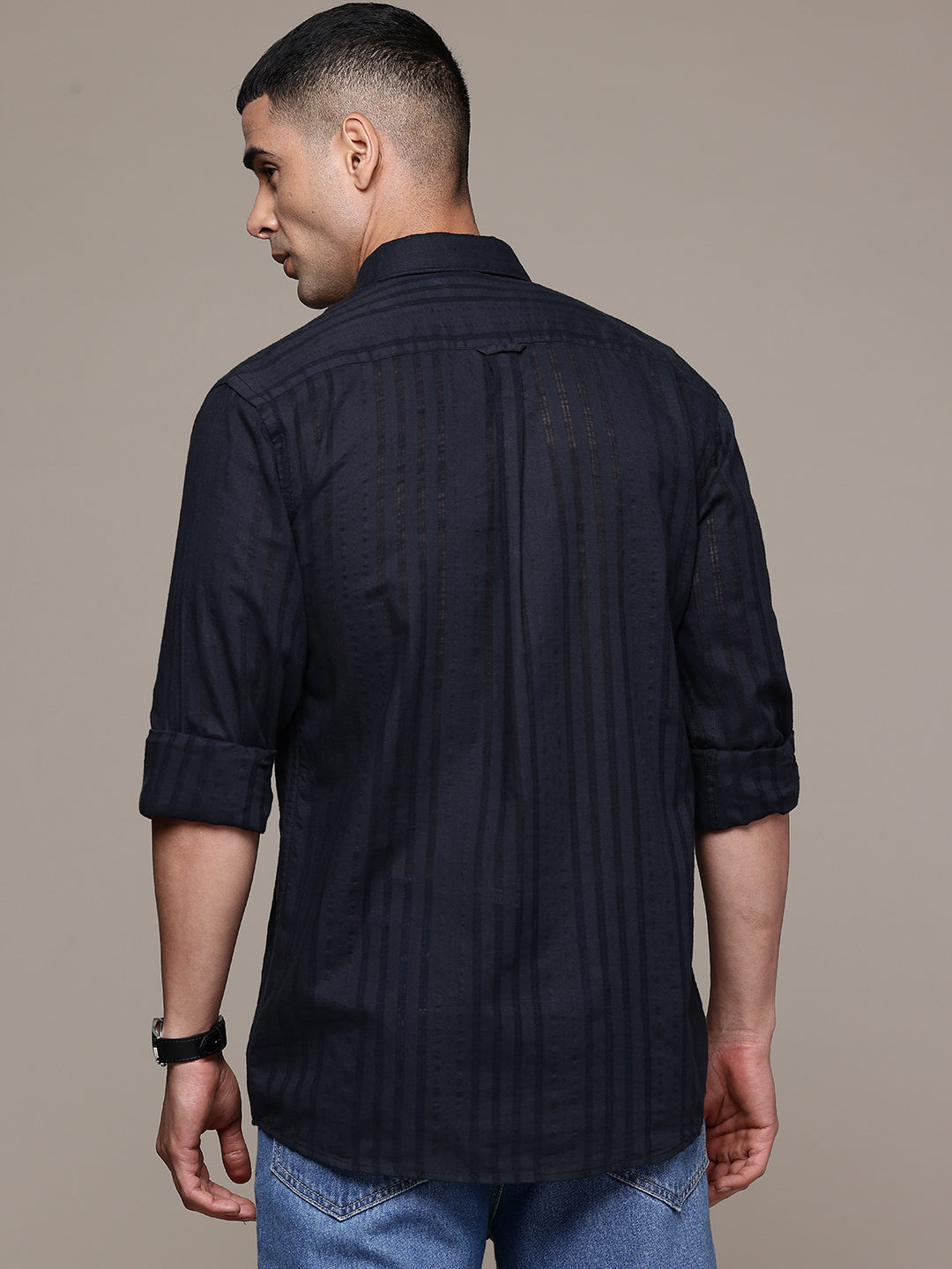 Multi Color Full Sleeve Cotton Linen Shirt