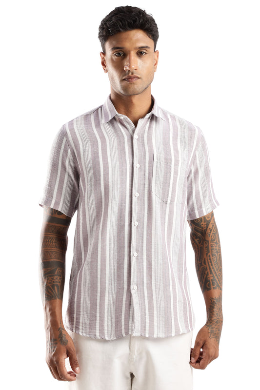 Multi Color Half Sleeve Korean Linen Shirt