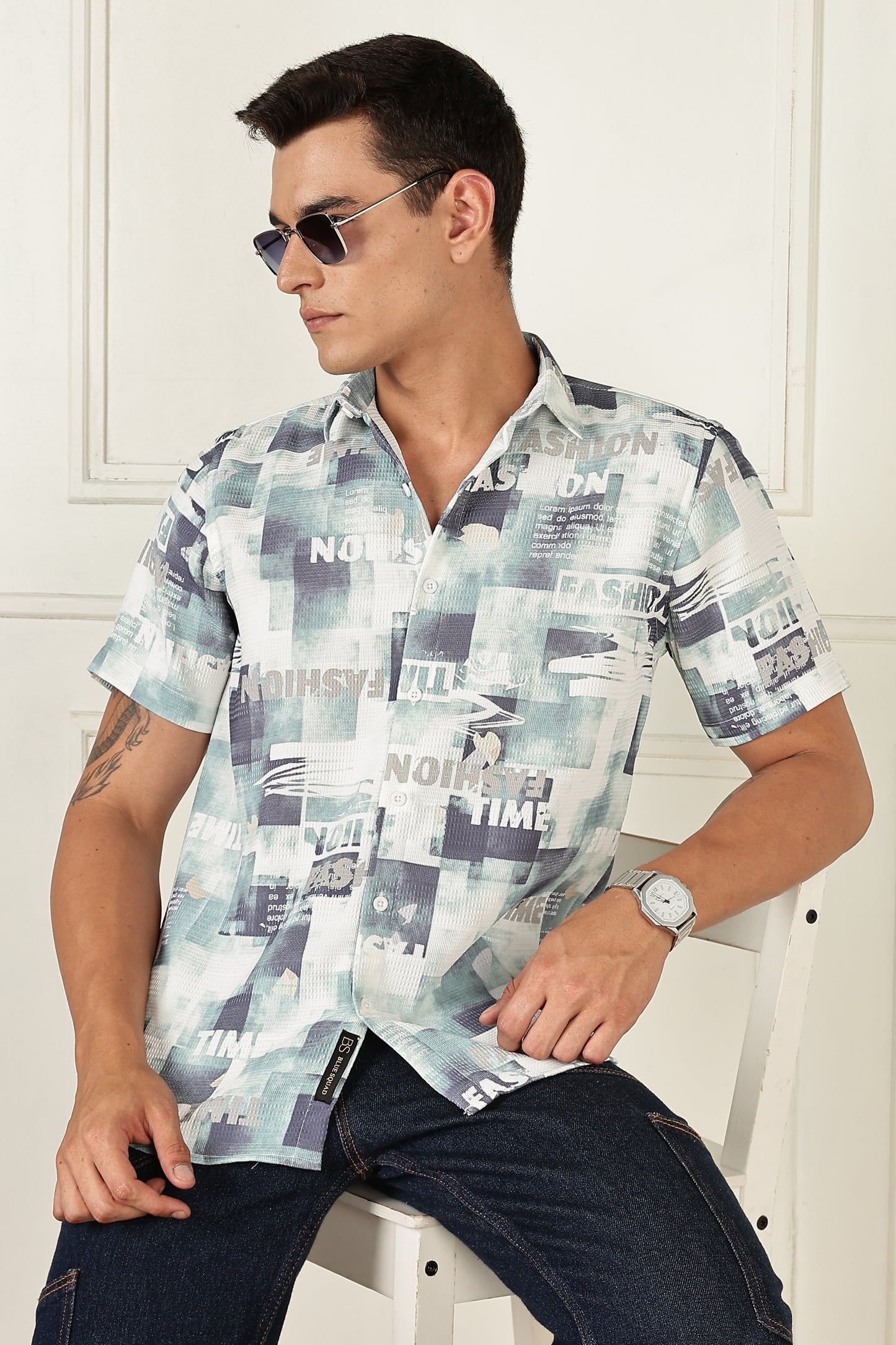 Multi Color Half Sleeve Korean Linen Shirt