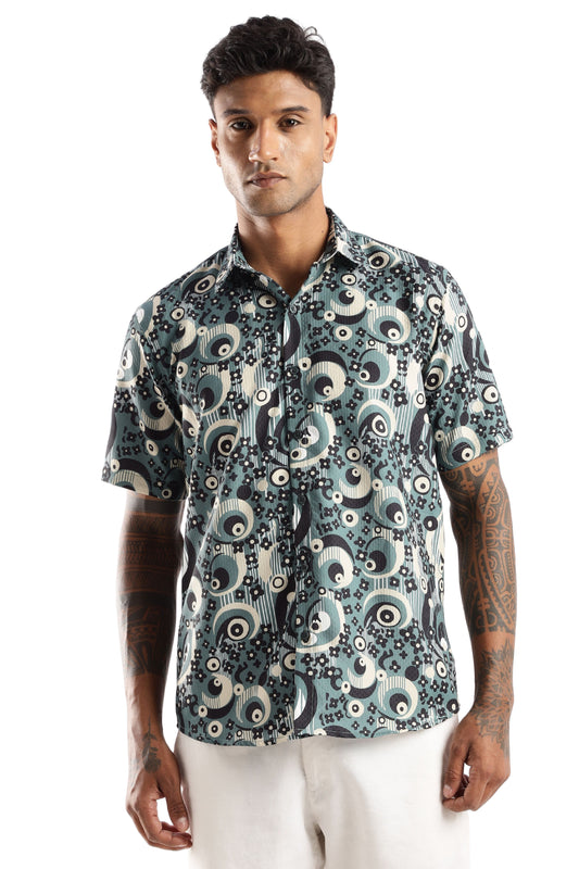 Multi Color Half Sleeve Korean Linen Shirt
