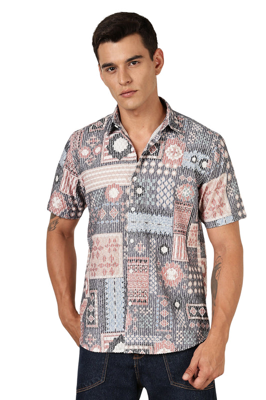 Multi Color Half Sleeve Korean Linen Shirt