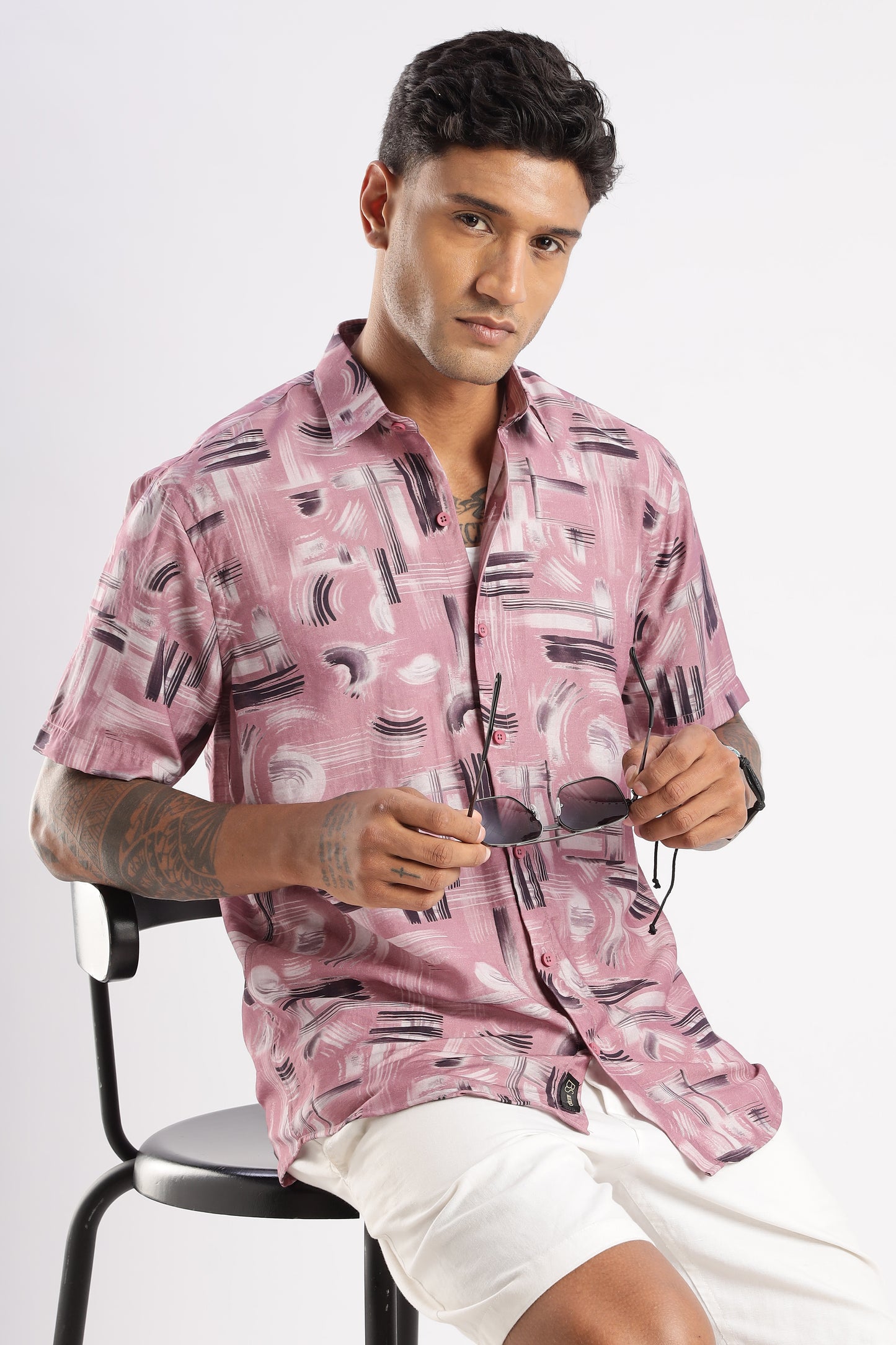 Multi Color Half Sleeve Korean Linen Shirt