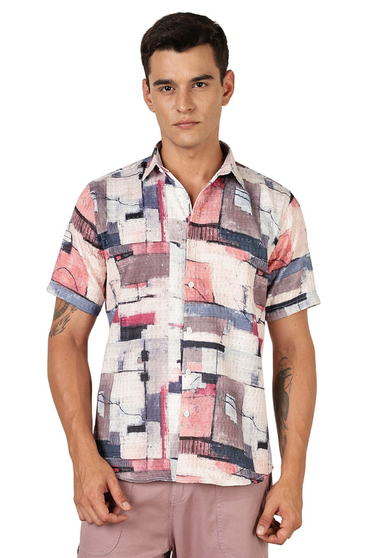 Multi Color Half Sleeve Korean Linen Shirt