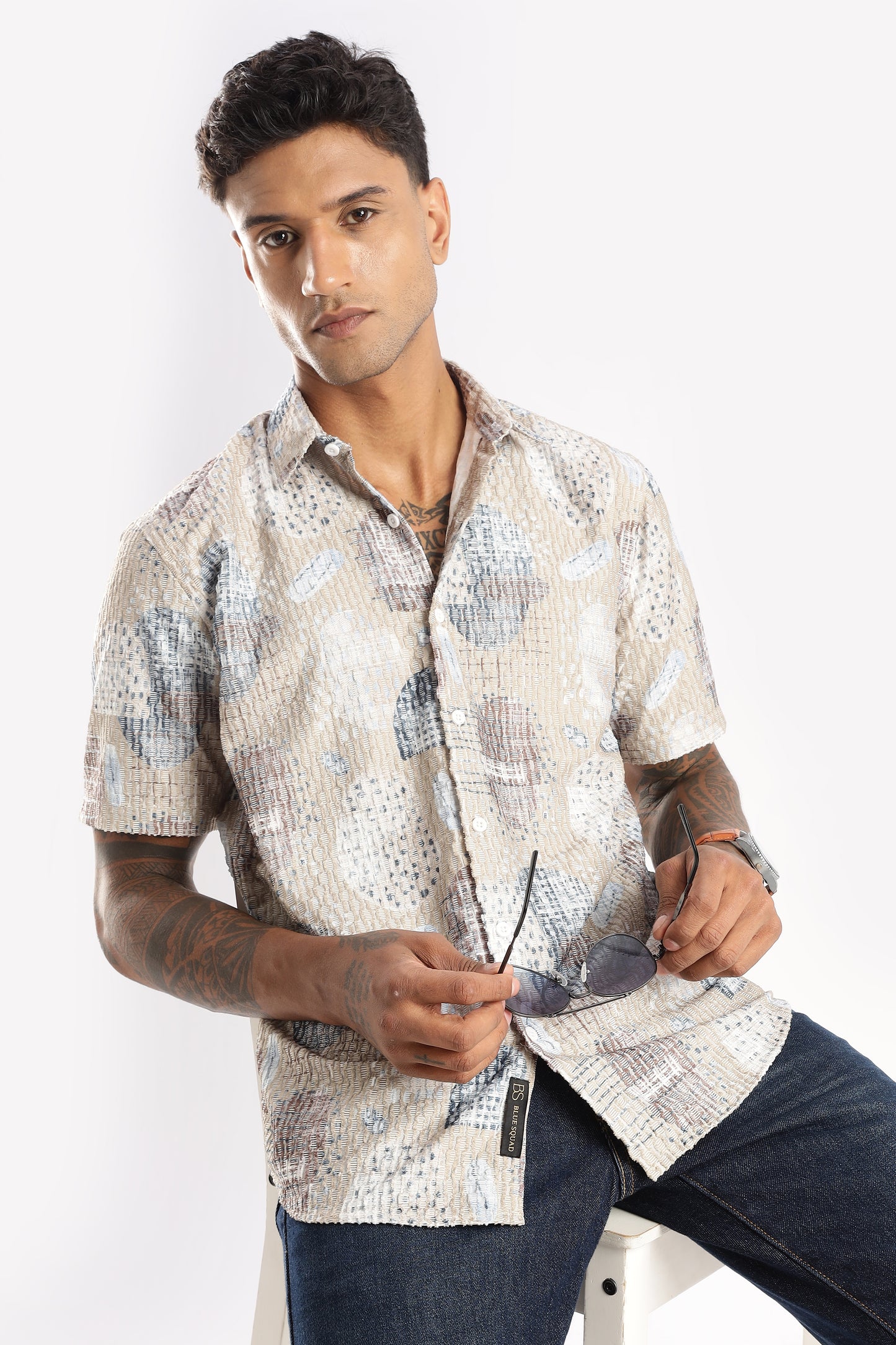 Multi Color Half Sleeve Korean Linen Shirt