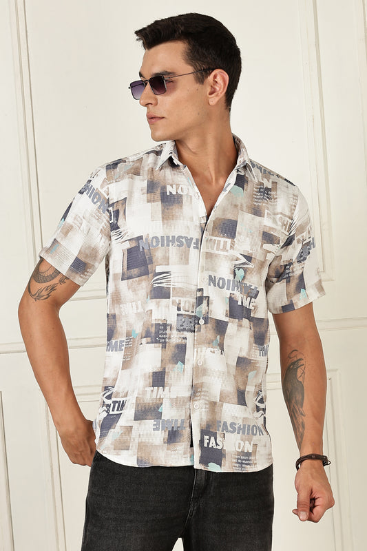 Multi Color Half Sleeve Korean Linen Shirt
