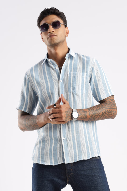 Multi Color Half Sleeve Korean Linen Shirt