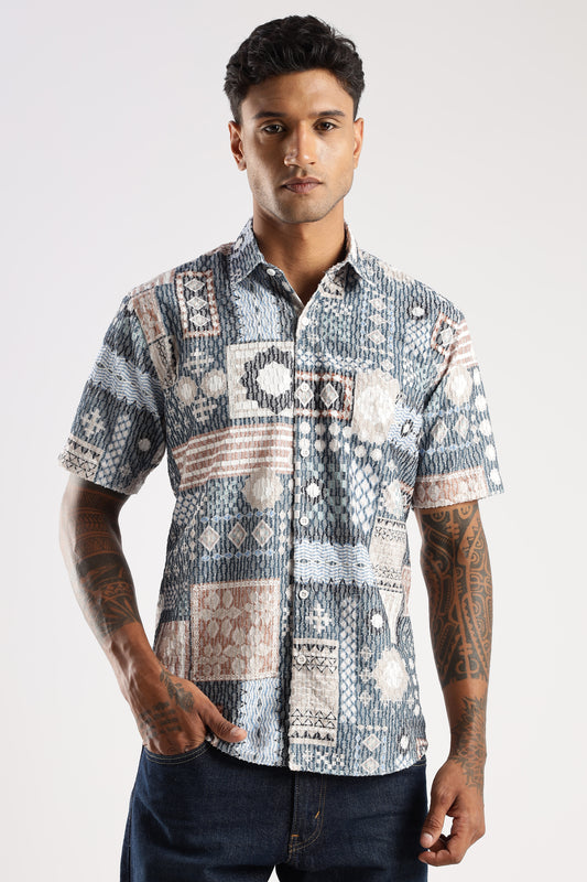 Multi Color Half Sleeve Korean Linen Shirt