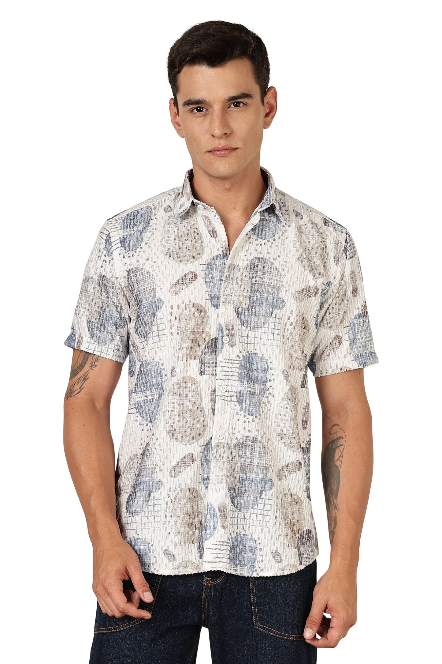 Multi Color Half Sleeve Korean Linen Shirt