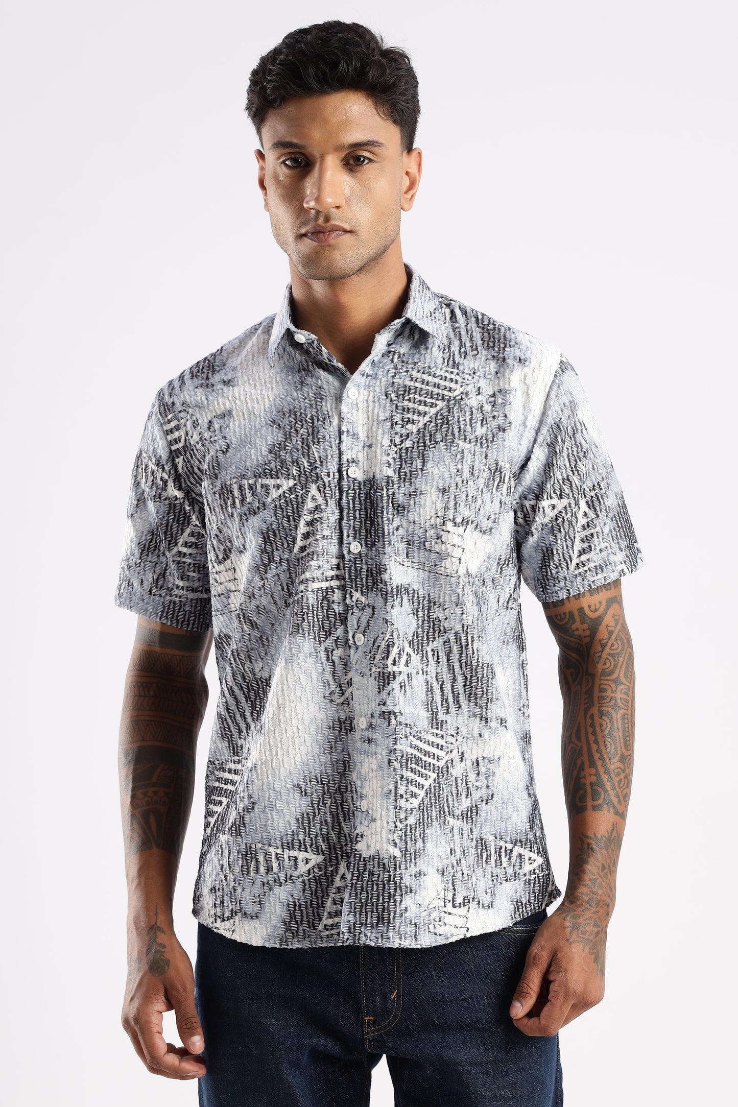 Multi Color Half Sleeve Korean Linen Shirt